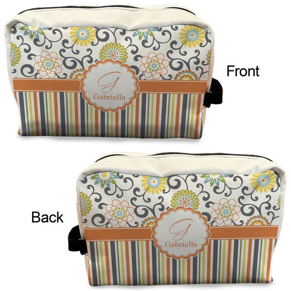 Swirls, Floral & Stripes Dopp Kit - Approval