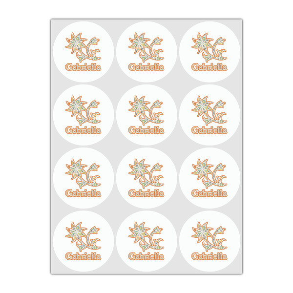 Swirls, Floral & Stripes Drink Topper - Small - Set of 12