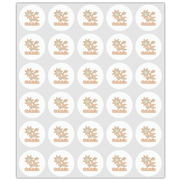 Swirls, Floral & Stripes Drink Topper - XSmall - Set of 30