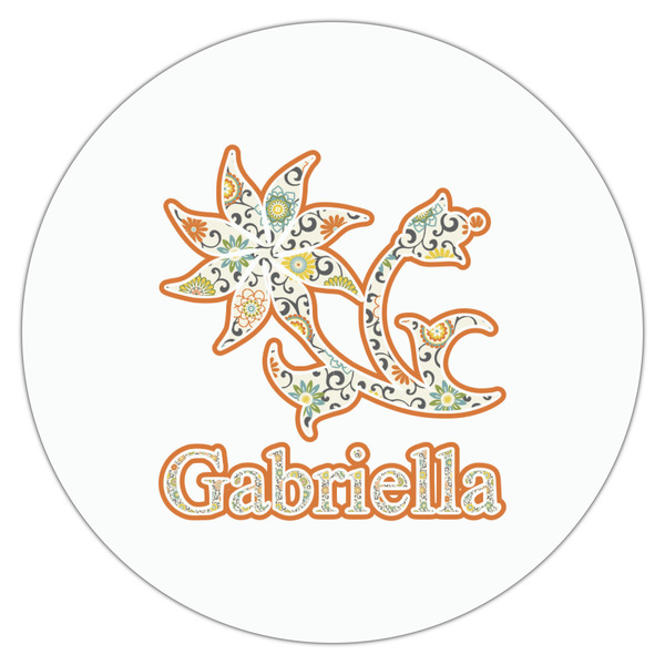 Swirls, Floral & Stripes Drink Topper - XSmall - Single