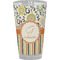 Swirls, Floral & Stripes Pint Glass - Full Color (Personalized)