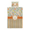 Swirls, Floral & Stripes Duvet Cover Set - Twin XL - Alt Approval