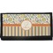 Swirls, Floral & Stripes Canvas Checkbook Cover (Personalized)