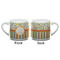 Swirls, Floral & Stripes Espresso Cup - 6oz (Double Shot) (APPROVAL)