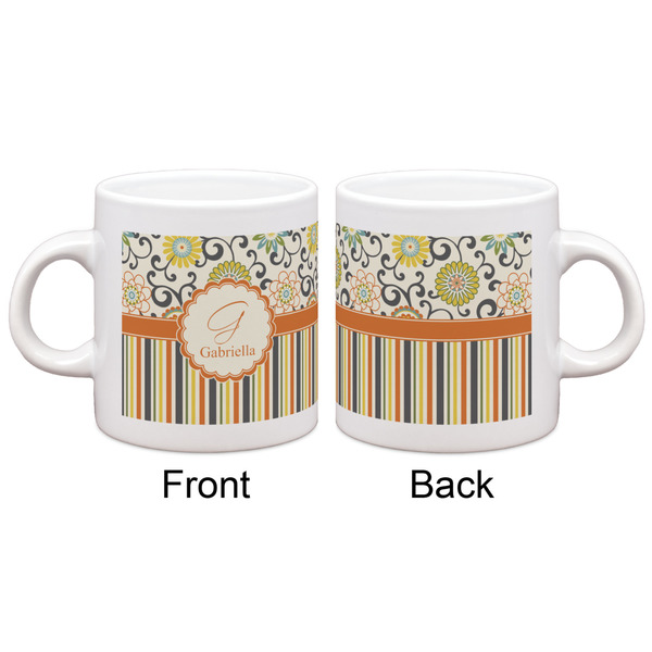 Swirls, Floral & Stripes Espresso Cup - Apvl
