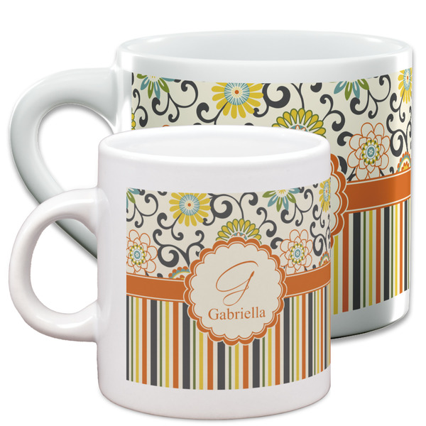 Swirls, Floral & Stripes Espresso Mugs - Main Parent