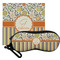 Swirls, Floral & Stripes Personalized Eyeglass Case & Cloth