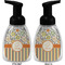 Swirls, Floral & Stripes Foam Soap Bottle (Front & Back)
