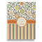 Swirls, Floral & Stripes Garden Flags - Large - Double Sided - BACK