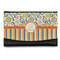 Swirls, Floral & Stripes Genuine Leather Womens Wallet - Front/Main