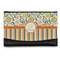 Swirls, Floral & Stripes Genuine Leather Women's Wallet - Small (Personalized)