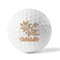 Swirls, Floral & Stripes Golf Balls - Generic - Set of 12 - FRONT