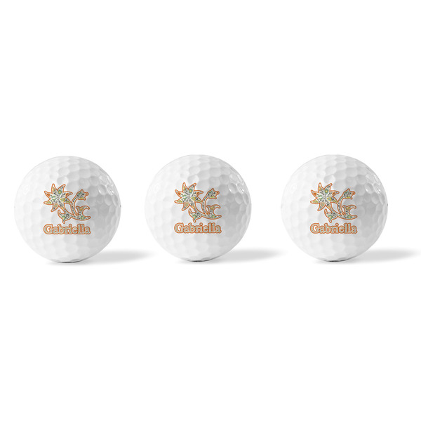 Swirls, Floral & Stripes Golf Balls - Generic - Set of 3 - APPROVAL