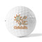 Swirls, Floral & Stripes Golf Balls - Titleist - Set of 3 - FRONT