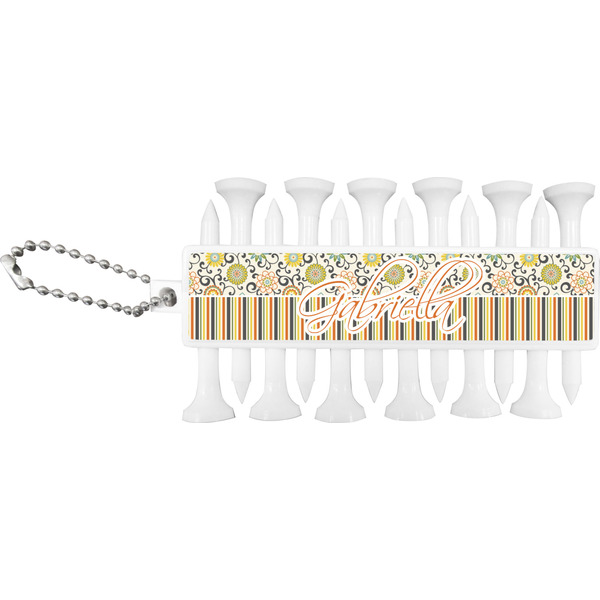 Swirls, Floral & Stripes Golf Buddy