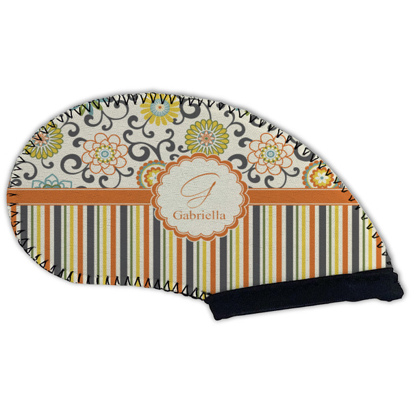 Swirls, Floral & Stripes Golf Club Covers - BACK