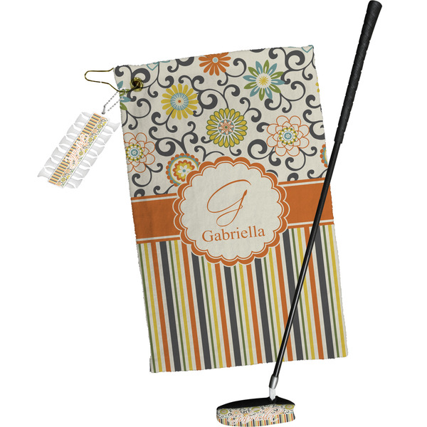 Swirls, Floral & Stripes Golf Gift Kit (Full Print)