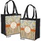 Swirls, Floral & Stripes Grocery Bag - Apvl