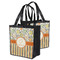Swirls, Floral & Stripes Grocery Bag - MAIN