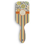 Swirls, Floral & Stripes Hair Brushes (Personalized)