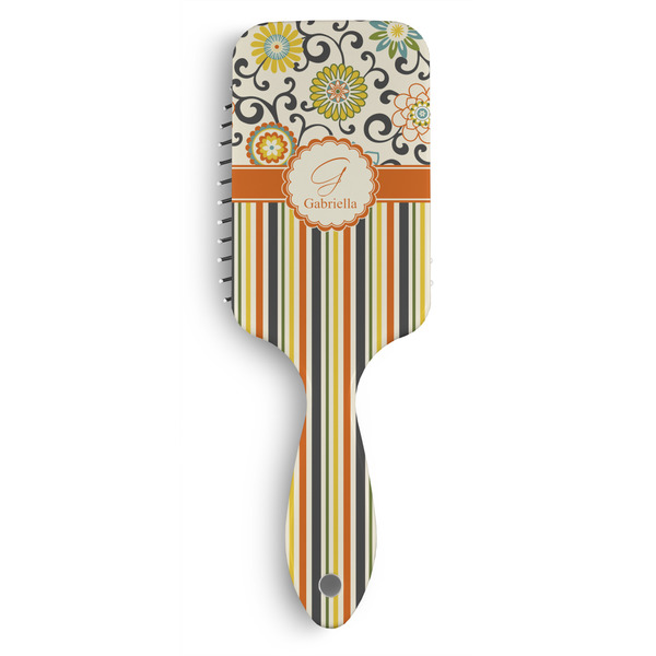 Custom Swirls, Floral & Stripes Hair Brushes (Personalized)