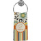 Swirls, Floral & Stripes Hand Towel (Personalized)