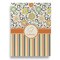Swirls, Floral & Stripes House Flags - Double Sided - BACK