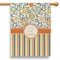 Swirls, Floral & Stripes House Flags - Single Sided - PARENT MAIN