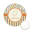 Swirls, Floral & Stripes Icing Circle - Small - Front
