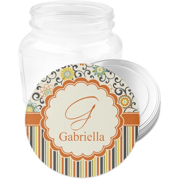 Swirls, Floral & Stripes Jar Opener - Main