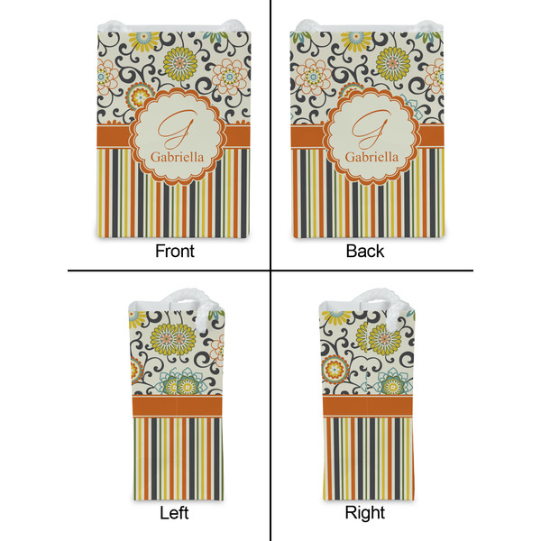 Swirls, Floral & Stripes Jewelry Gift Bag - Gloss - Approval