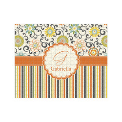 Swirls, Floral & Stripes 500 pc Jigsaw Puzzle (Personalized)
