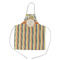 Swirls, Floral & Stripes Kid's Apron - Medium (Personalized)