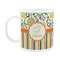 Swirls, Floral & Stripes Plastic Kids Mug (Personalized)