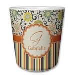Swirls, Floral & Stripes Plastic Tumbler 6oz (Personalized)