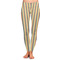 Swirls, Floral & Stripes Ladies Leggings (Personalized)