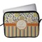 Swirls, Floral & Stripes Laptop Sleeve / Case - 13" (Personalized)