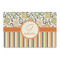 Swirls, Floral & Stripes Large Rectangle Car Magnets- Front/Main/Approval