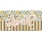 Swirls, Floral & Stripes Front License Plate (Personalized)
