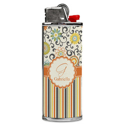 Swirls, Floral & Stripes Case for BIC Lighters (Personalized)