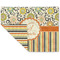 Swirls, Floral & Stripes Linen Placemat - Folded Corner (double side)