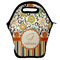 Swirls, Floral & Stripes Lunch Bag - Front