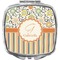 Swirls, Floral & Stripes Makeup Compact