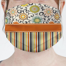 Swirls, Floral & Stripes Face Mask Cover