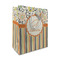 Swirls, Floral & Stripes Medium Gift Bag (Personalized)