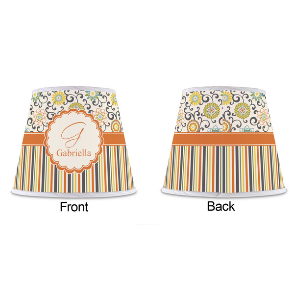 Swirls, Floral & Stripes Poly Film Empire Lampshade - Approval