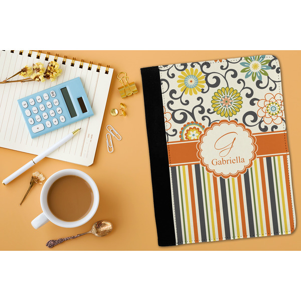 Swirls, Floral & Stripes Medium Padfolio - LIFESTYLE (adult)