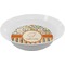 Swirls, Floral & Stripes Dinner Set - 4 Pc (Personalized)