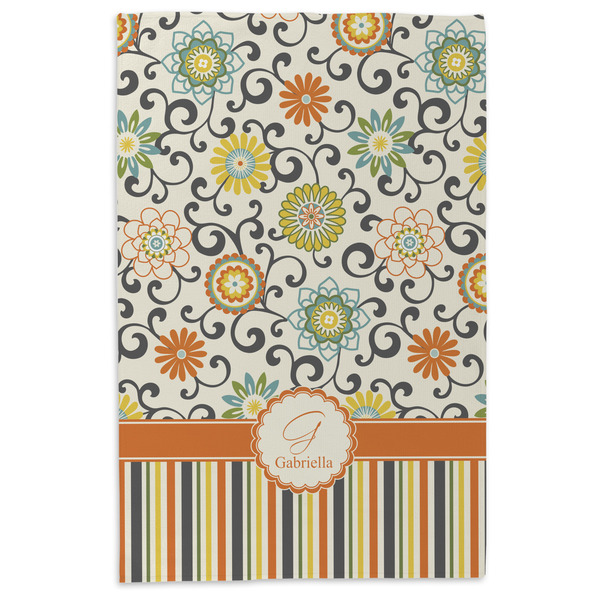 Swirls, Floral & Stripes Microfiber Dish Towel - APPROVAL