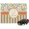 Swirls, Floral & Stripes Dog Blanket (Personalized)